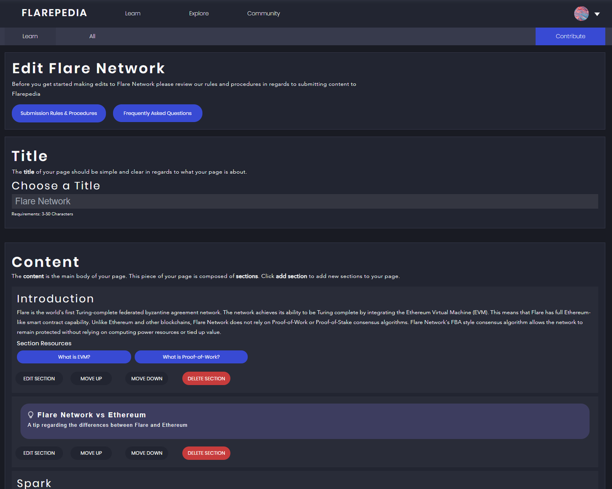 Flarepedia's tweet image. #Flarepedia editor in action👀

Who&apos;s planning to help contribute?📚🧠

@FlareNetworks #SongbirdNetwork #UnlockingValue #UnlockingKnowledge $FLR $SGB