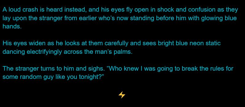 _aeternanox's tweet photo. didn't have a pairing in mind when I wrote this, but was thinking maybe SKZ Han x Lee Know (Minsung) ? For the sake of #Thunderous  😏⚡️ https://t.co/bzOEssXPaQ