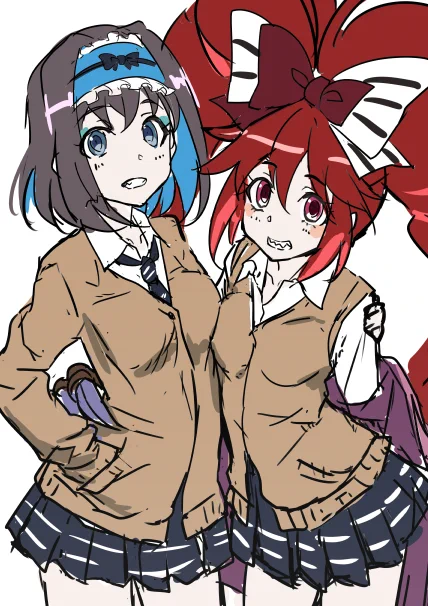 WIP_JKガリミカ_ストレートにキャラ大きく案 