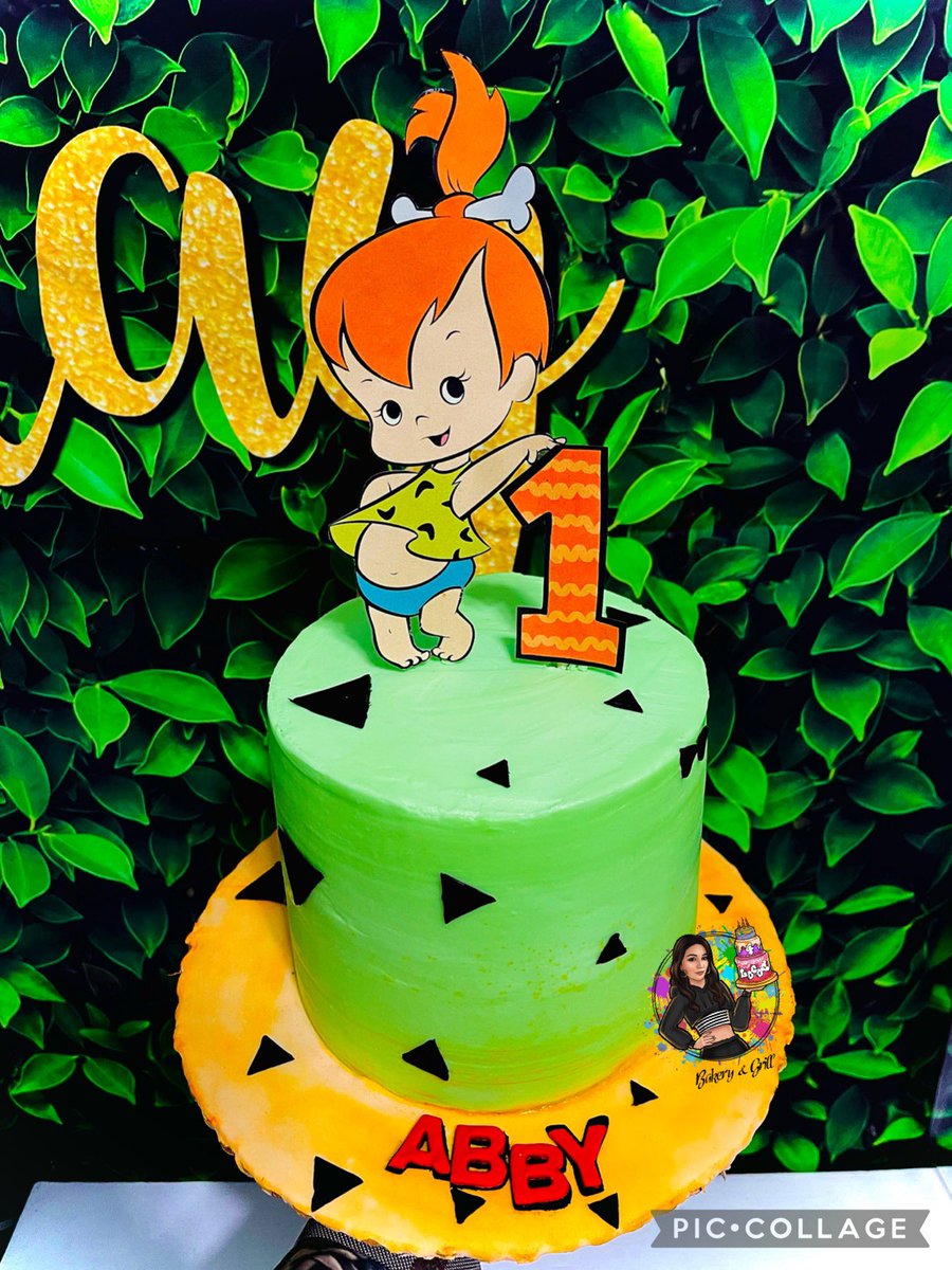 LocosBakery's tweet photo. Flingstone cake #cutecakes#flingstonecake https://t.co/Uq32f68Z08