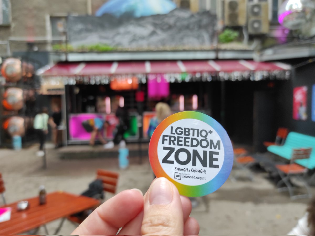 Hello Berlin! YES! Today you can meet us at Renate. You can also grab some stickers from our campaign with <a href="/EiE_eu/">ENOUGH is ENOUGH!</a> 🧡🇵🇱🏳️‍🌈