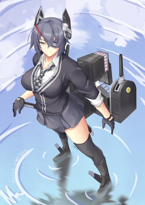 「tenryuu (kancolle) thighhighs」Fan Art(Latest)