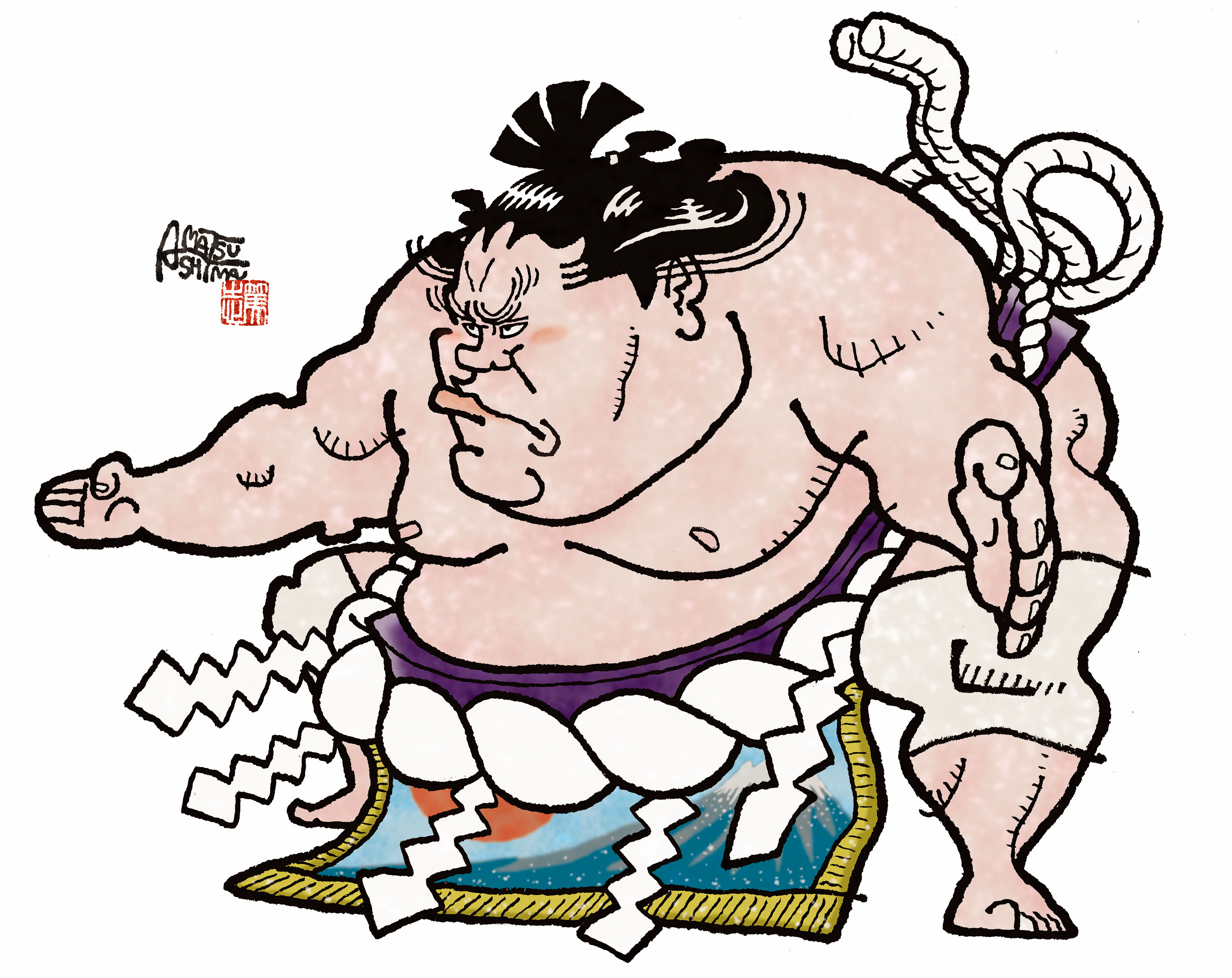 相撲イラスト Twitter Search Twitter