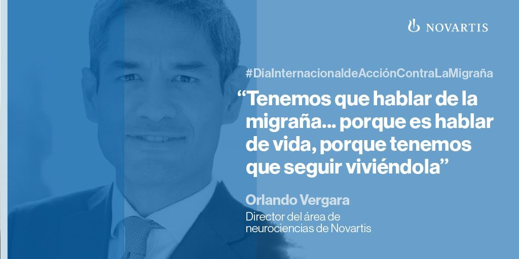 Hoy se celebra el #DíaInternacionalDeAcciónContraLaMigraña 

Se calcula que 4,5 millones de personas sufren migraña en España. Por eso #TenemosQueHablar… de la #migraña.