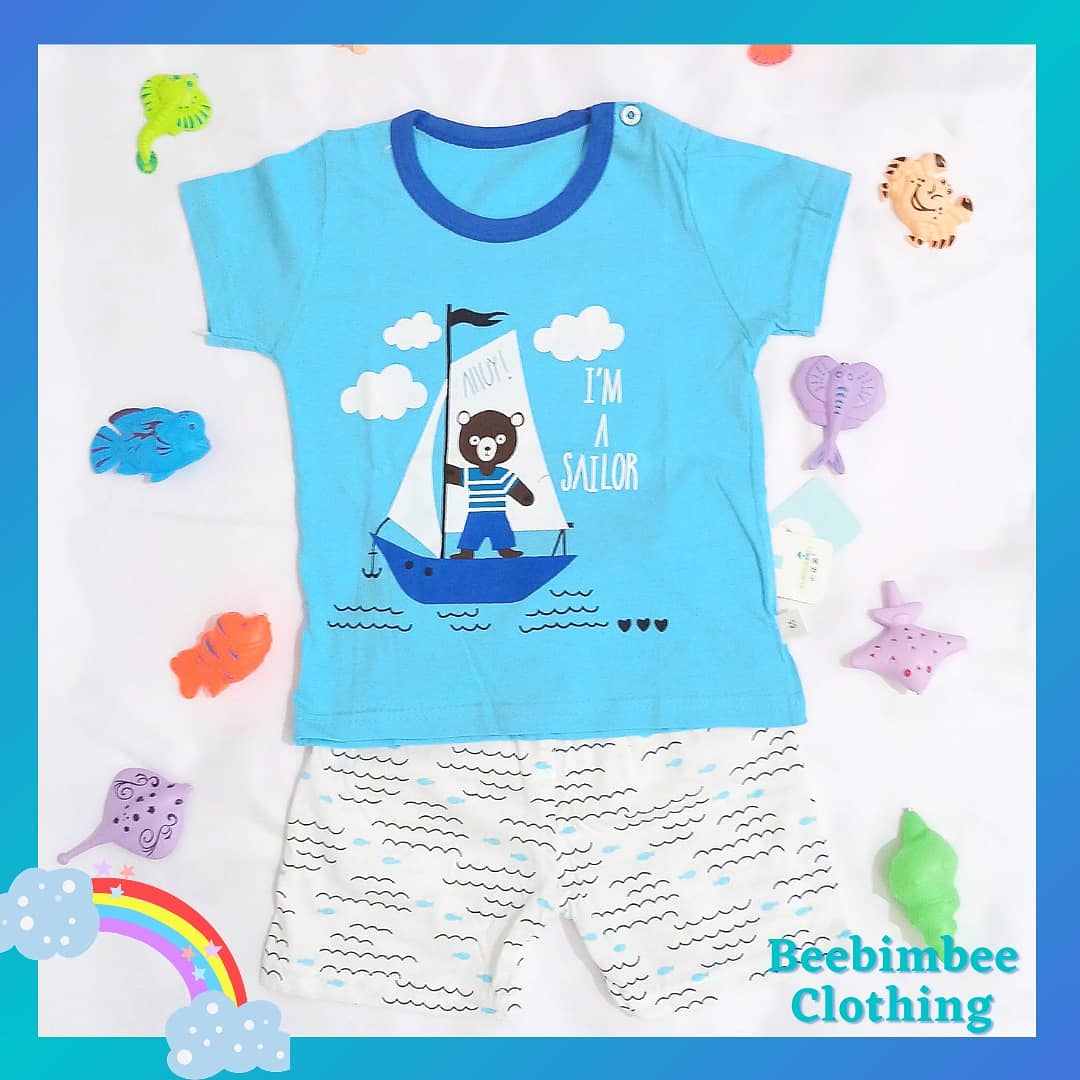 Beebimbee_id's tweet photo. Setelan Anak Laki-Laki dan Perempan

Set pakaian baju kaos atasan lengan pendek dan celana pendek.

Nyaman dipakai, tidak panas, gambar lucu

Cocok untuk anak umur 1-3 thn

Ukuran:
Lebar dada 29cm
Panjang kaus 38cm
Panjang celana 27cm

IDR 35,000

Sudah free zipper plastic bag ya https://t.co/dJ3LHjCxUV