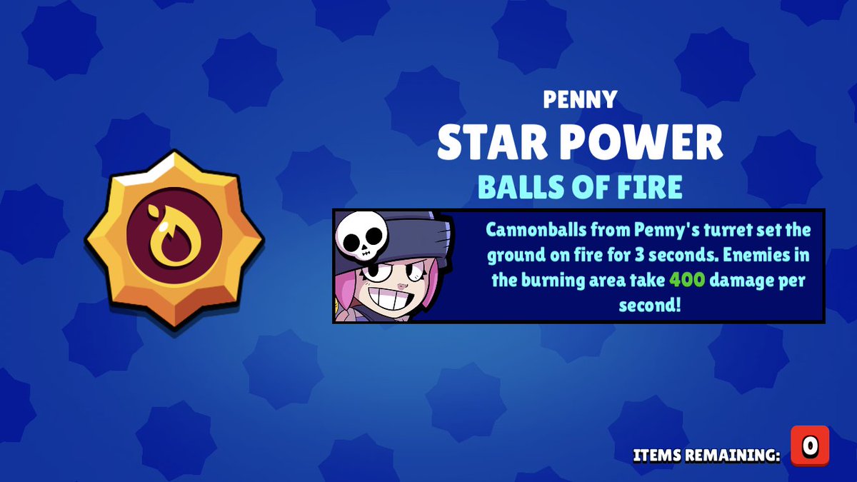 Mal86619088's tweet photo. Yeah! Great star power for #BrawlStars #penny #ballsoffire is a good one! https://t.co/E3AzQqkjgy