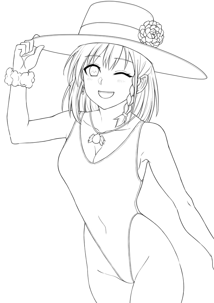 ハイレグコルデーちゃんもちょっとずつ進んでますのことよ。 