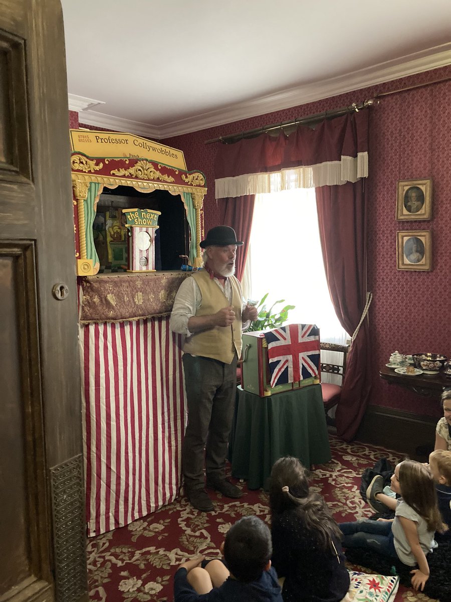 HolstMuseum's tweet photo. And the show begins!!! Birthday boy gets a go in the hurdy gurdy @cheltprom @visitcheltenham @CheltenhamRocks #holstvictorianfun https://t.co/zjymhjGRy2