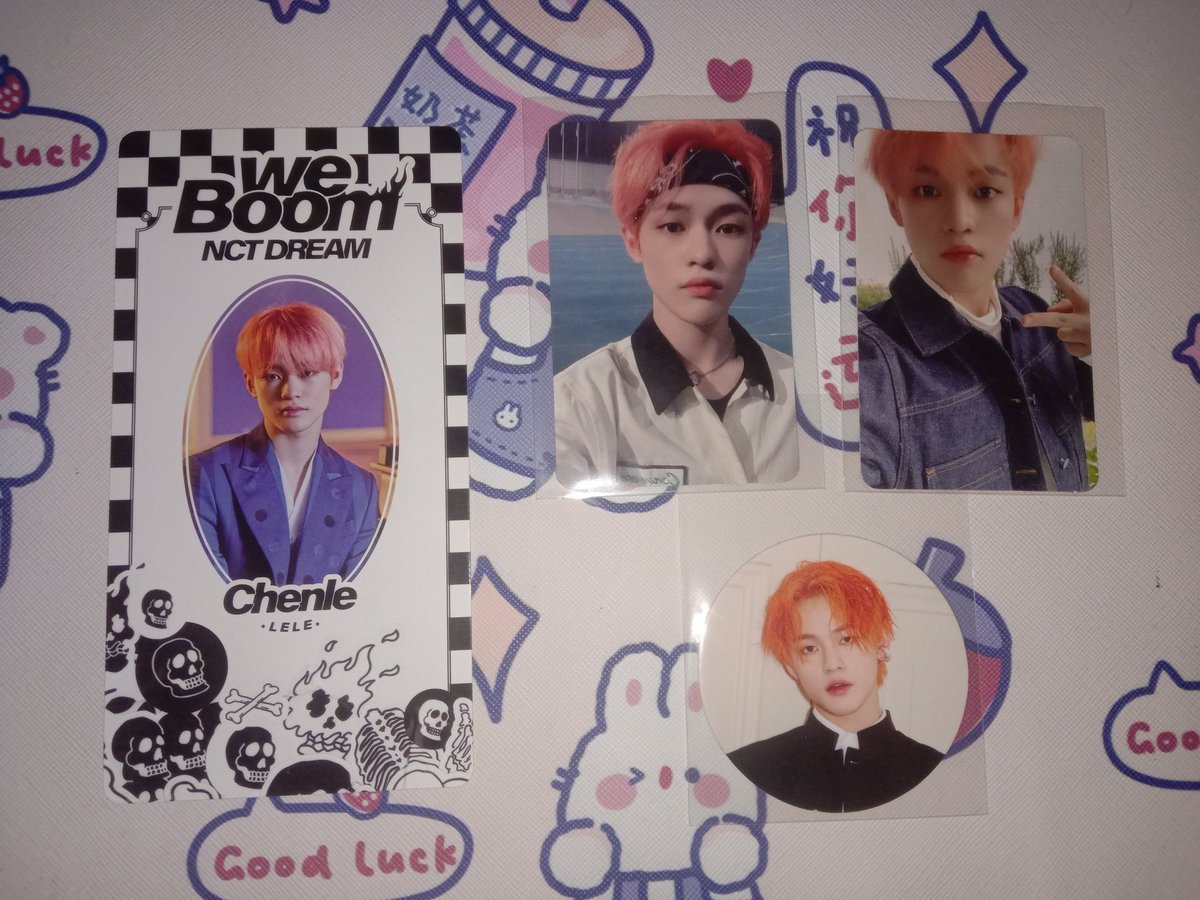 jaemlesalt's tweet photo. wts ph

nct dream we boom pc cc scratch card (sold as set only)
chenle set - 800 + sf

(i'll give u nct2020 past version album for free para dun ko na ipack)

mop: gcash
mod: j/rs

dm to inquire https://t.co/Z36QoimkPb