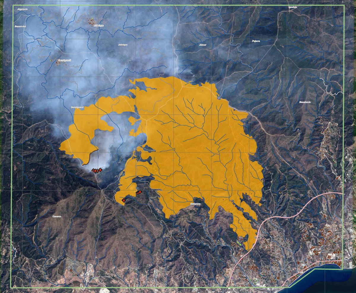 🔴 #ÚltimaHora 
Decretan el desalojo preventivo del municipio de #Jubrique (#Málaga) por el incendio #IFJubrique en #SierraBermeja.
🏘 Intervienen #GuardiaCivil, #Policía,  061 y #ProtecciónCivil de Yunquera, Ronda, Algatocín, Moclinejo, Antequera, Teba, y Canillas de Aceituno.