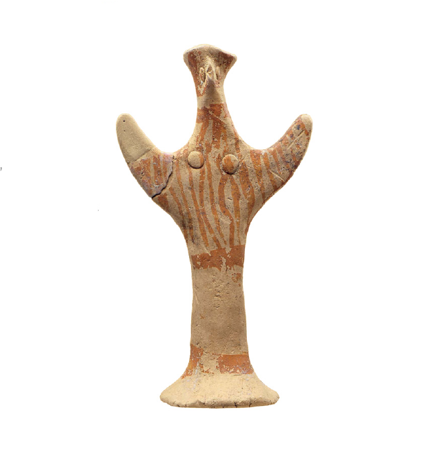 Clay psi-type (Ψ) female figurine with red painted decoration from a Mycenaean chamber tomb of the New Archaeological Museum.
Archaeological Museum of Ancient Olympia

#stomouseio #femalefigurine #AncientOlympia