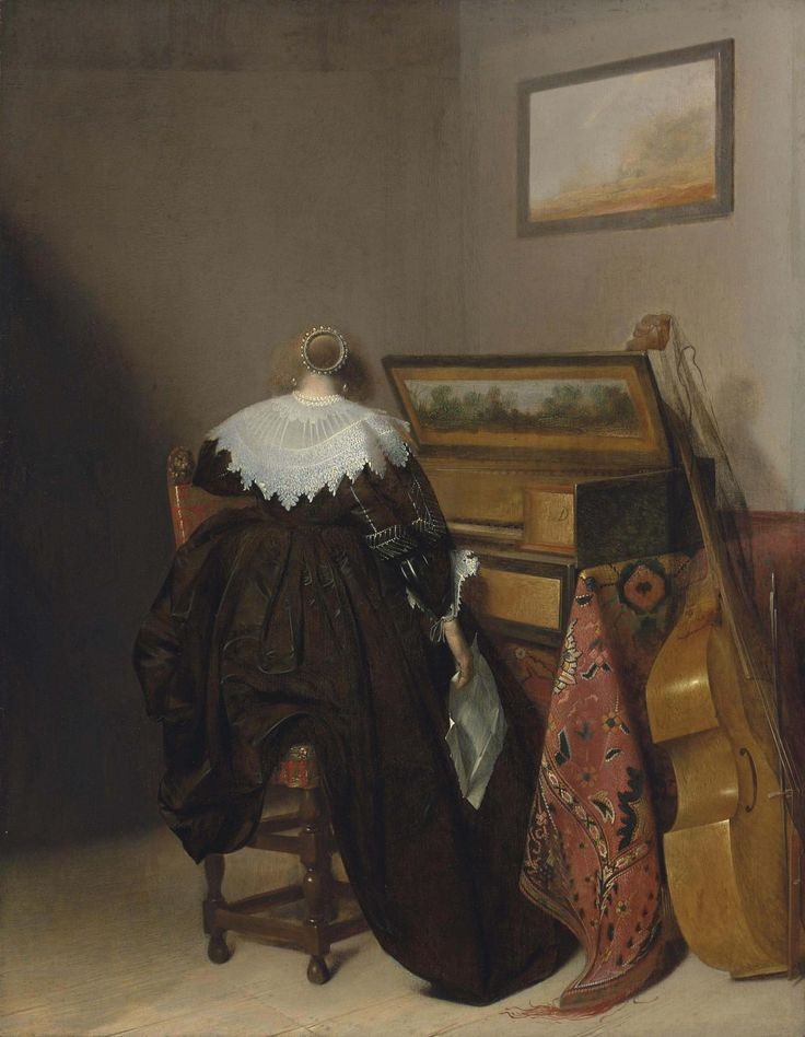 OrpheusL's tweet image. Pieter #Codde (1599-1678)

- A Lady Seated at a #Virginal Holding a Letter inscribed "D" 

#musicpaintings #art #12settembre #September12 #Buongiorno #goodmorning #bonjour #BuenosDias #GutenMorgen