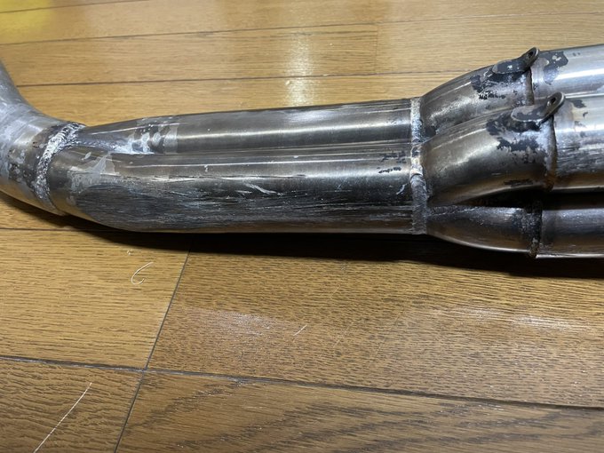 Yahoo!オークション 当時 cbx400f ゴット管 god管 集合管 マフラー