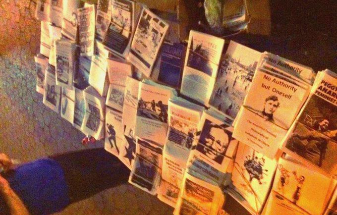 Fuck IP.

Here's our digital archive of over 100 left-market anarchist zines on topics including:

Direct Action
Freed Market Anti-Capitalism
Environmentalism
Feminism
Open Borders
Mutual Aid
Anti-fascism

Print double-sided booklets to read/distribute: zinelibrary.c4ss.org