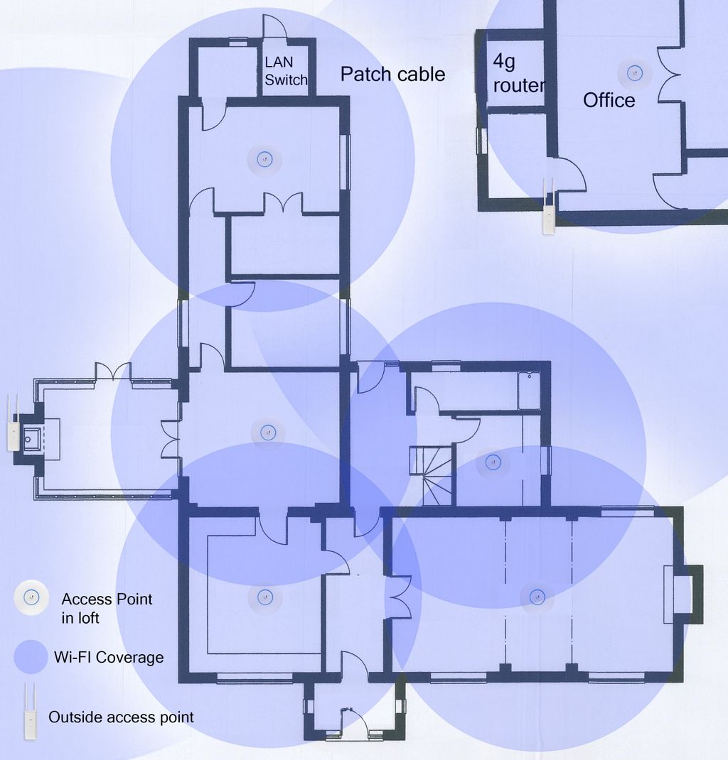 RedDuneWeb's tweet image. We have recently improved the Wi-fi signal in the house of one of our clients. We can provide both internal and external access points to ensure that a good Wi-Fi signal can be achieved site wide.
