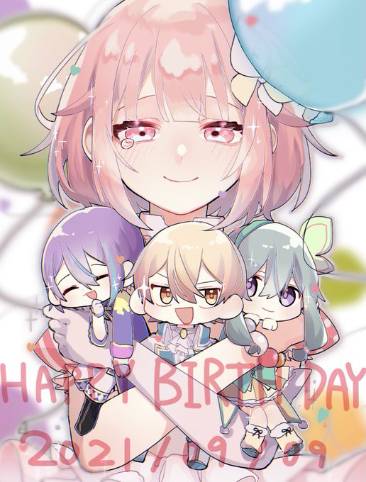 鳳えむ誕生祭21のtwitterイラスト作品