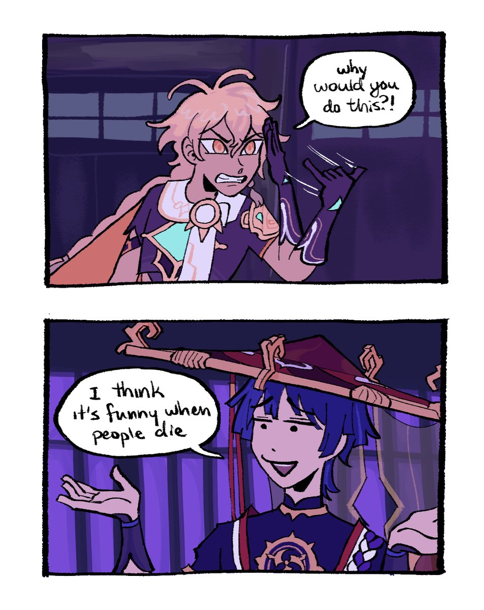 simkjrs's tweet photo. i cant believe scaramouche said this, for real, to us
#genshinimpactfanart #scaramouche https://t.co/U3o9NAOc2L