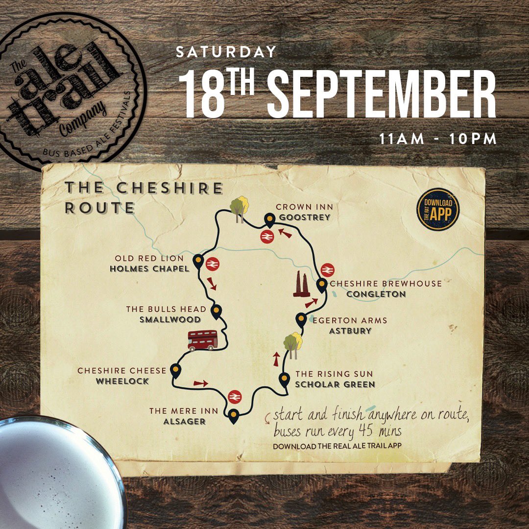 Cheshire Real Ale Trail tweet media