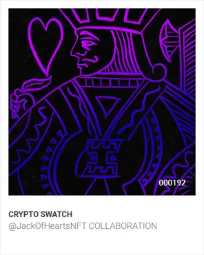 FromNullToZero's tweet photo. 4 FREE #NFT by @cryptoswatches &amp; @JackOfHeartsNFT 

From their great collab https://t.co/lZokjRZh7s

we draw 4 FREE #NFT in 72 hours, to enter draw:

- like and retweet
- follow @cryptoswatches &amp; @JackOfHeartsNFT &amp; @FromNullToZero 
- tag a friend! 

https://t.co/KF1PDcxL2o https://t.co/4TUKHWlB78