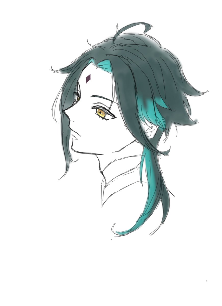 妹の配信でリクエスト貰って描いた 