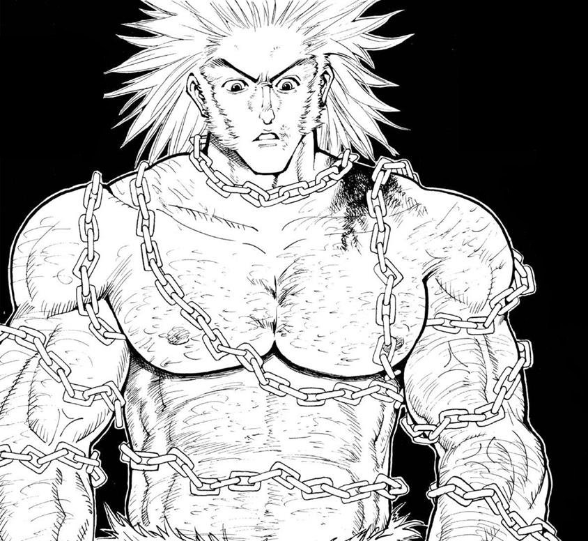 pecsOTD's tweet photo. Guy with big tits of the day is Uvogin from HunterxHunter ✨ https://t.co/Pj2m2dF2f6
