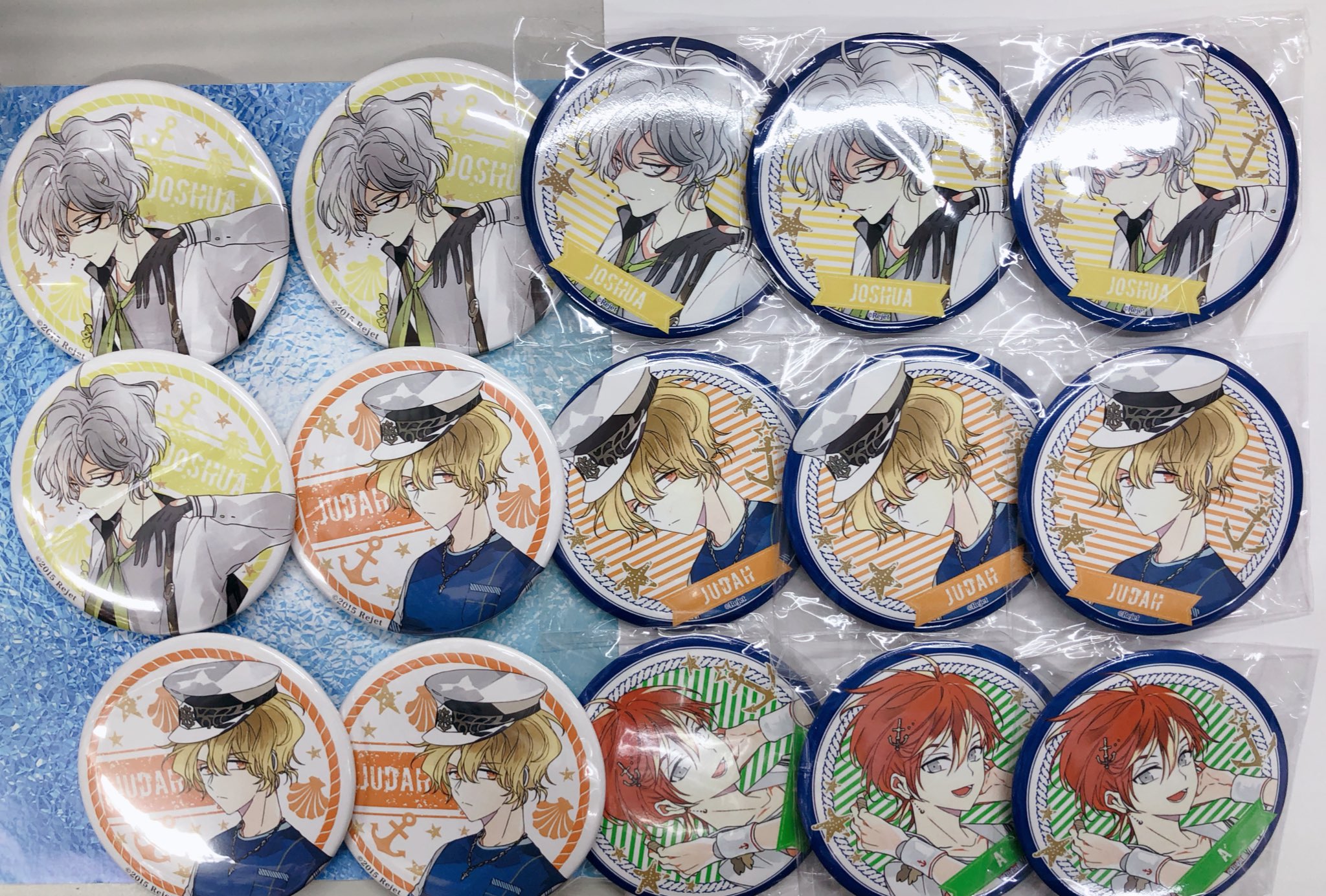 ディアヴォーカリスト ディアヴォ 空と海 缶バッジ ホロ エーダッシュ