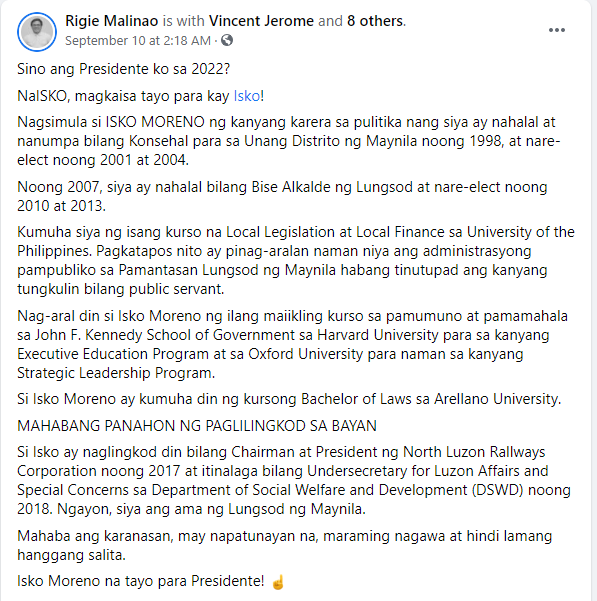 sejoalzir's tweet photo. Parang tatakbo si Isko sa pagkapangulo. Ang nagtrabaho sa opisina niya ang nagpahiwatig.

Muli, sa huli, Robredo-Trillanes. Walang dapat ikatakot si VP Leni. Ang manok ni Duterte ang mababawasan ng mga boto. 

Trillanes can masculinize Robredo's image. Misogynist ang Pilipinas. https://t.co/cONopJWHmv