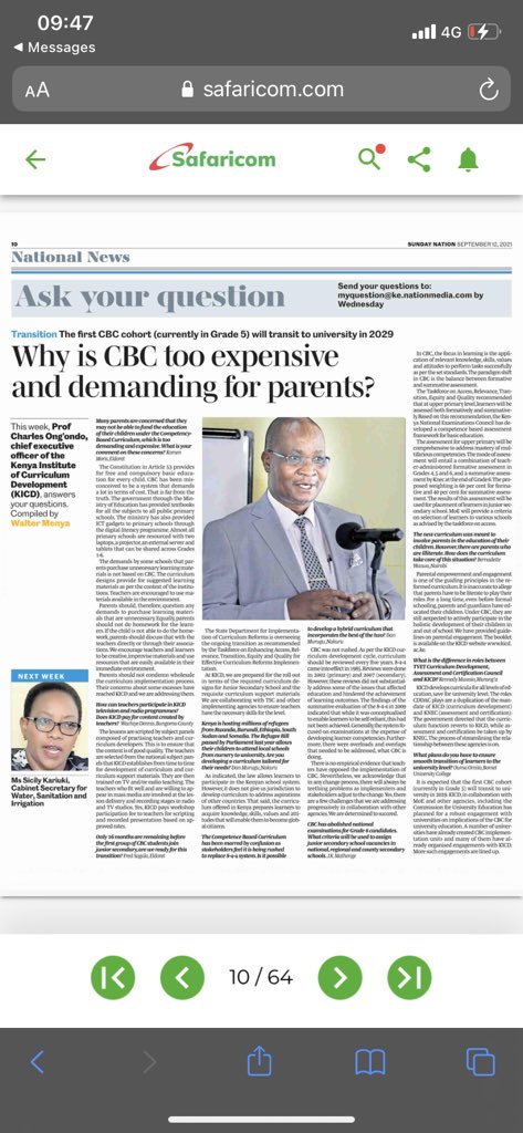 Mollage_'s tweet photo. Magazetini leo: 
•Mr. @Fakii has said “Copyright is a serious thing; it’s like land.”
•Why CBC is too demanding
•Kiburi times one hundred 💉

For 600bob airtime only, you get all newspaper publications for a month and unaamka ukisoma gazeti kama mimi. 

#HabariNdioHiyo https://t.co/2Z10QApKSy