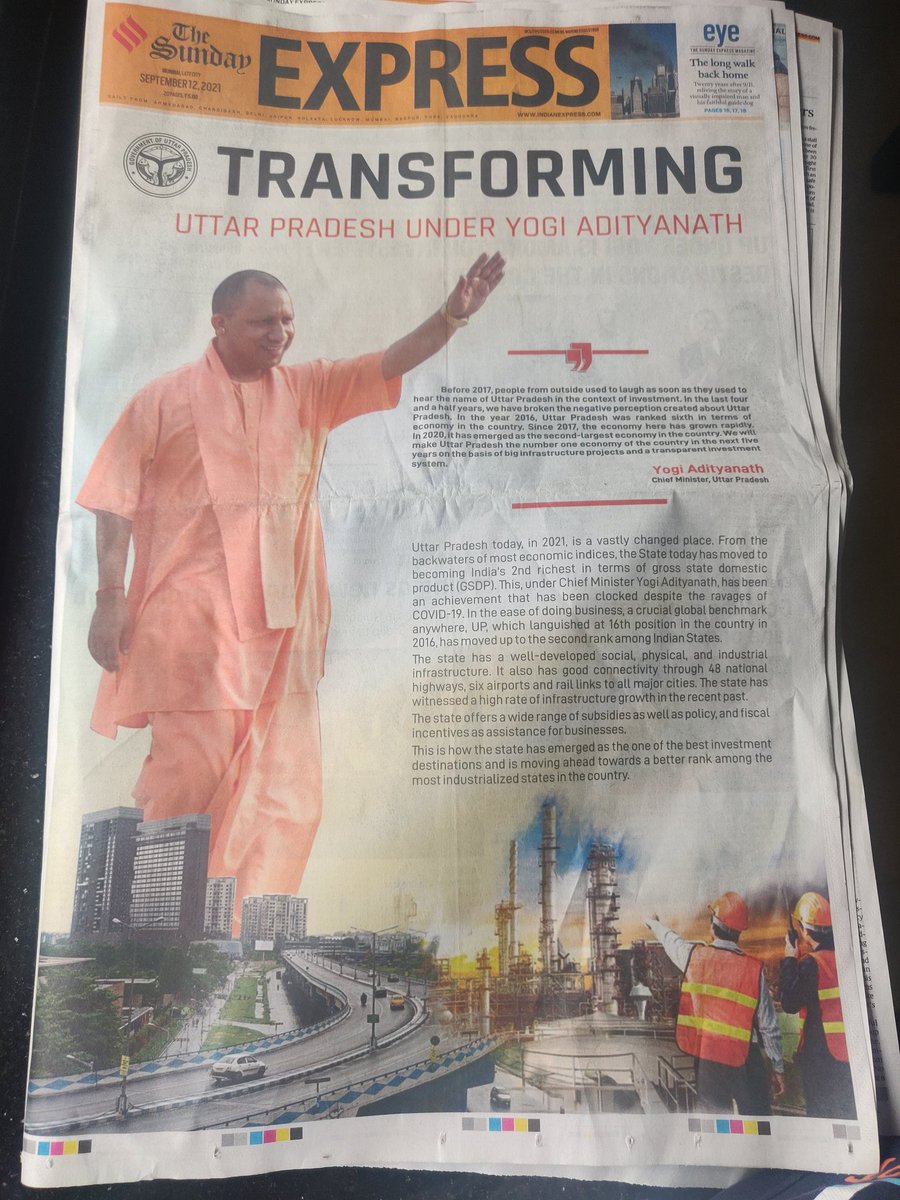 SachinShirvall's tweet photo. Competition of #LiarsChallenge is bw @narendramodi &amp; @myogiadityanath

Modi #Renames @INCIndia works

Yogi Transport Development from state to state.

Thanks to UP CM for transforming  West Bengal Flyover and transporting it to Uttar Pradesh even before he became CM 

#BJP https://t.co/gJ431RoV0K