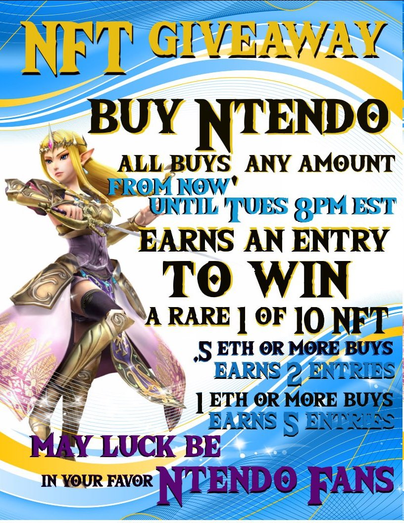 PaulChrisma1115's tweet photo. Looking for a rock solid small cap gem?
Look no further than @NintendoFansTkn!
#NTENDO Makes Owning Crypto Fun!
https://t.co/zk6rHoQD5O
https://t.co/io29SW9q5O
Buy NTENDO Now on Uniswap! CID:
0x85f65c8ededc2a03e5e036bf9e6bd2423eee8b83
#SHIB #Afganistan #inflation $doge https://t.co/gu3JzFZEog