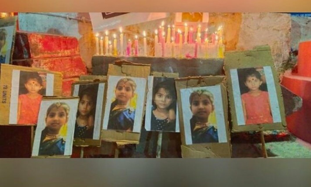 Shame on humanity ..six years old girl brutally raped and murdered by a Monster In Saidabad, Hyderabad 💔 

We demand Justice ⚖ for Chaitra✊️
And Government must react for this issue..It's time to raise our voice 

#Raiseyourvoiceforjustice
#Justiceforchaitra