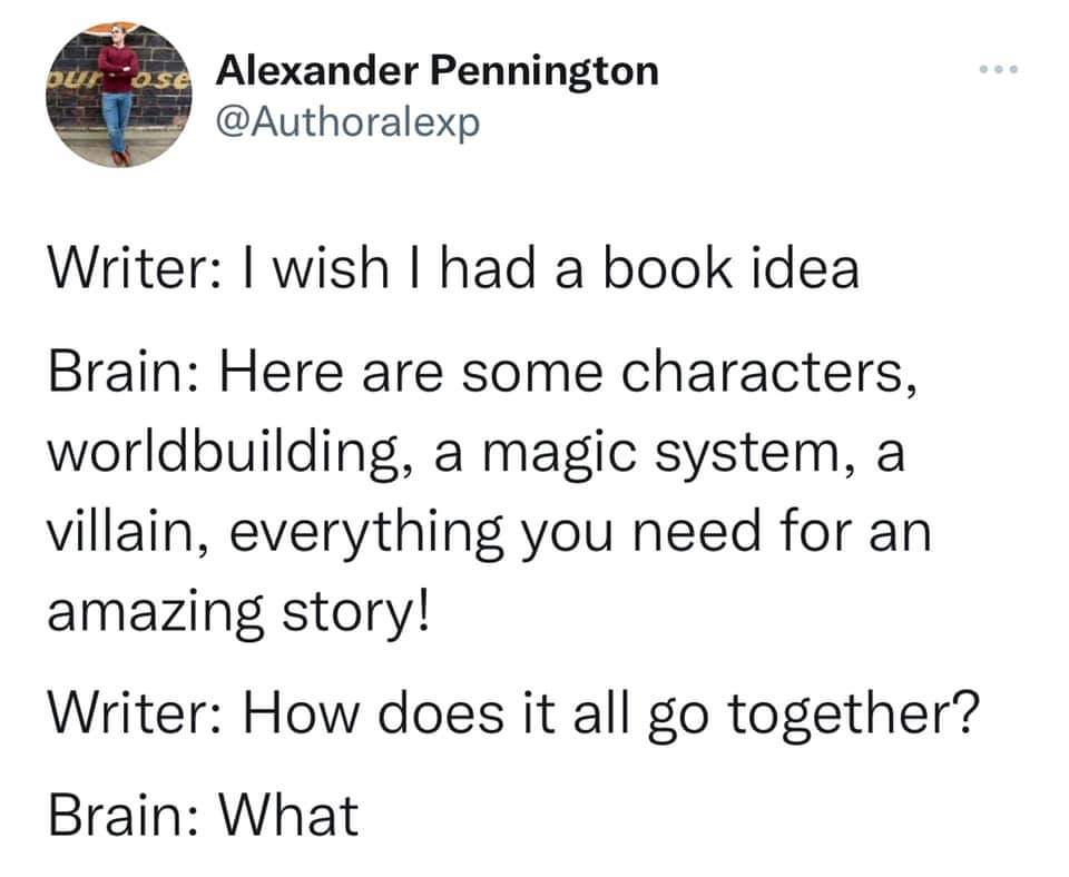 Thanks brain
#amwriting 
#writingcommmunity 
#writerslife