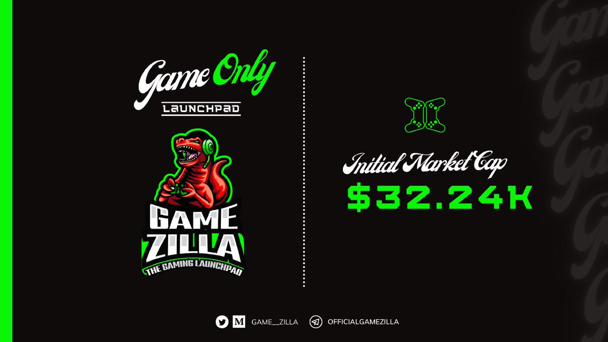 Game__Zilla's tweet photo. Are you ready for the launch of Game Only LaunchPad #GameZilla?

We are launching 🔜 via @kclpad ~ #KCLP Growth Pad with an ultra low MCap of just $32.24k

#GameZilla
🔸 Initial Supply: 8,060,000
🔸 Initial MCAP: $32,240
🔸 IDO price of $ZILA: $0.004 https://t.co/6ksrT9n7wt