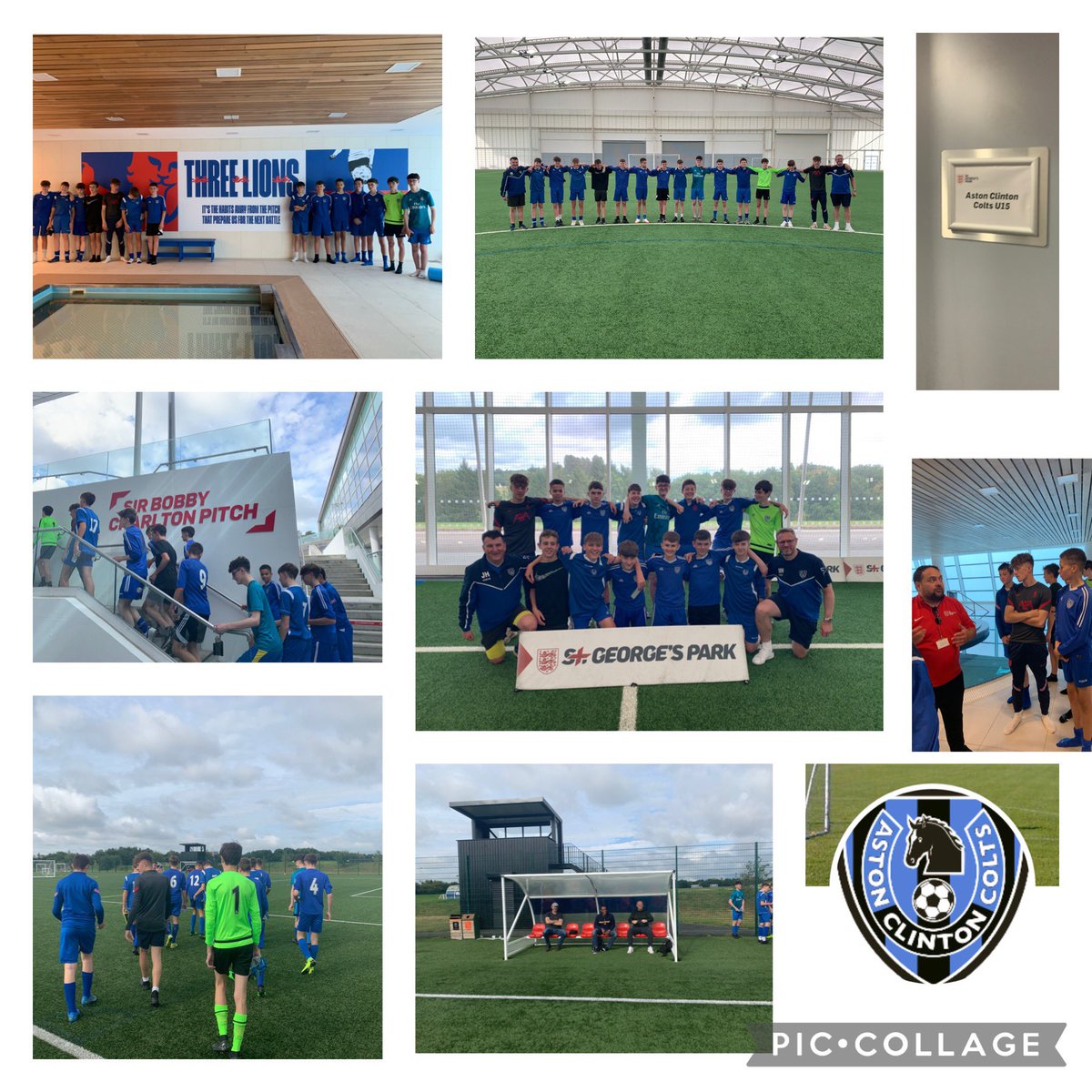 A truly memorable day for the U16's yesterday.  A behind the scenes tour of St Georges Park and a training session with an FA Coach.

Many thanks to coaches John and Mike for organising the trip - a day to remember 🔵⚫️🔵⚫️

@BerksBucksFA <a href="/FA/">The FA</a>