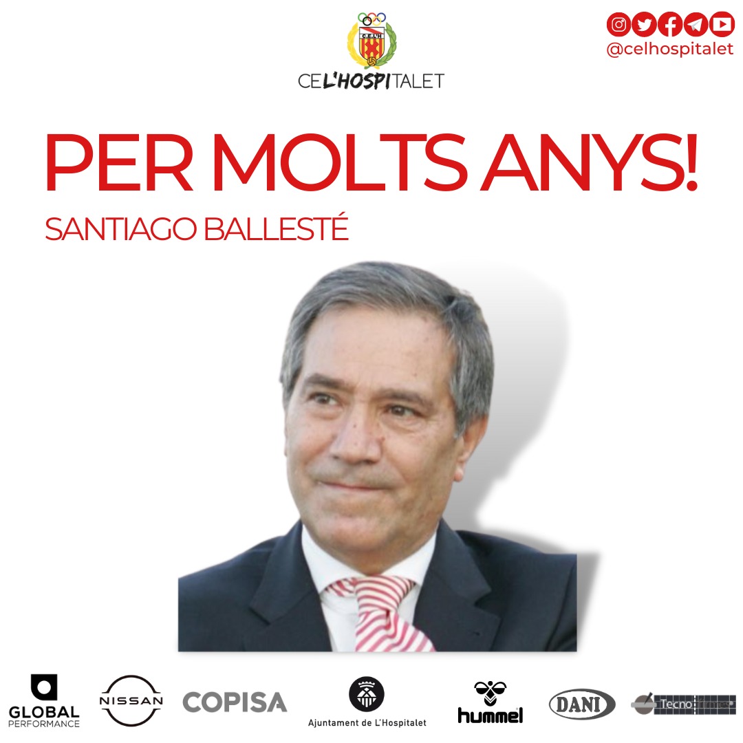 🎊 Avui és l'aniversari del nostre president <a href="/sballestec/">SANTI BALLESTÉ</a>!!

Per molts anys presi!🎂 

#PosatlaFranja♦️ #CreixemJunts