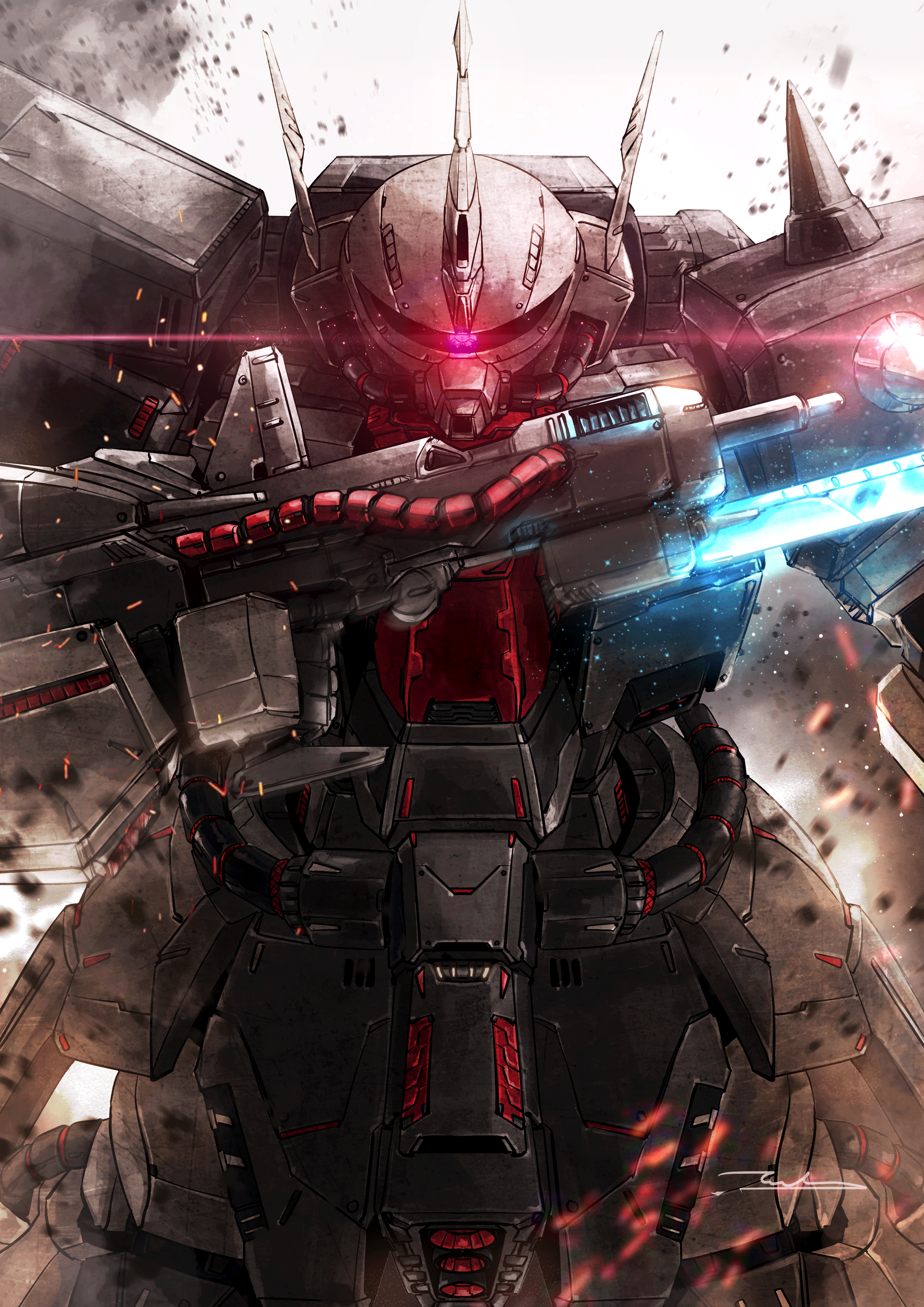 Taka F ザクiii ザクiii イラスト ガンダム バトオペ2 Gbo2 Zaku Gundamfanart T Co Wkrkubfatt Twitter