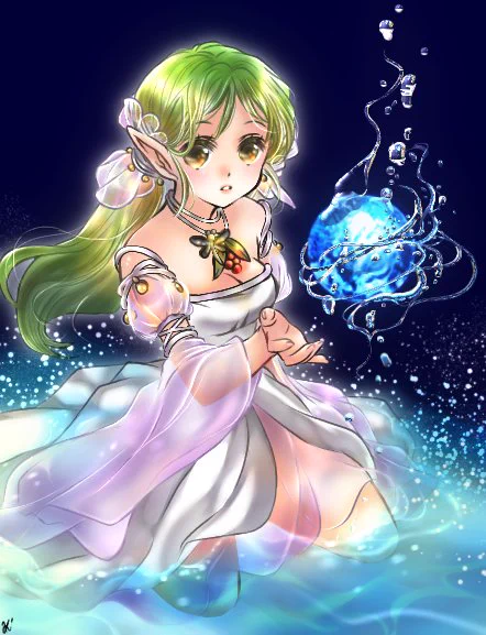水魔法
#オリジナル #イラスト #創作イラスト 