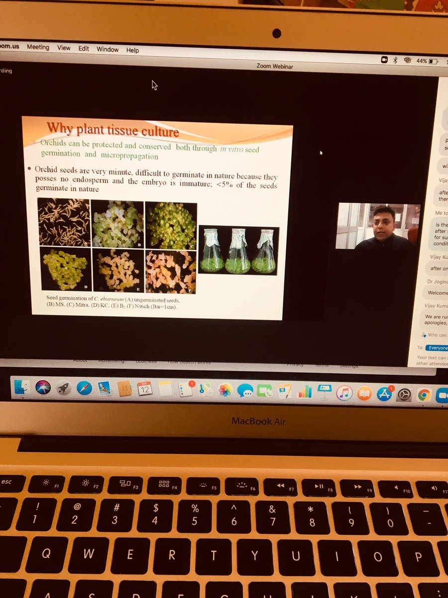 annie_toppo's tweet photo. Invited talk by Dr. Paromik Bhattacharyya, 
CSIR-Scientist Pool Officer
CSIR-IHBT, Palampur, Himachal Pradesh, India at ICPPB Conference(3rd Day) . An impressive work on micro propagation of Orchids. #icppb2021 #planttissueculture #plantbiotechnology https://t.co/LQx0ToqWDT