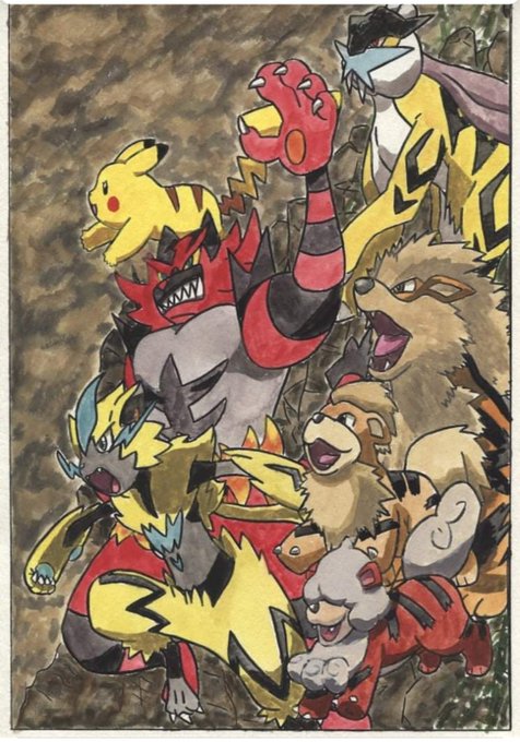 ポケモン年賀状のtwitterイラスト検索結果