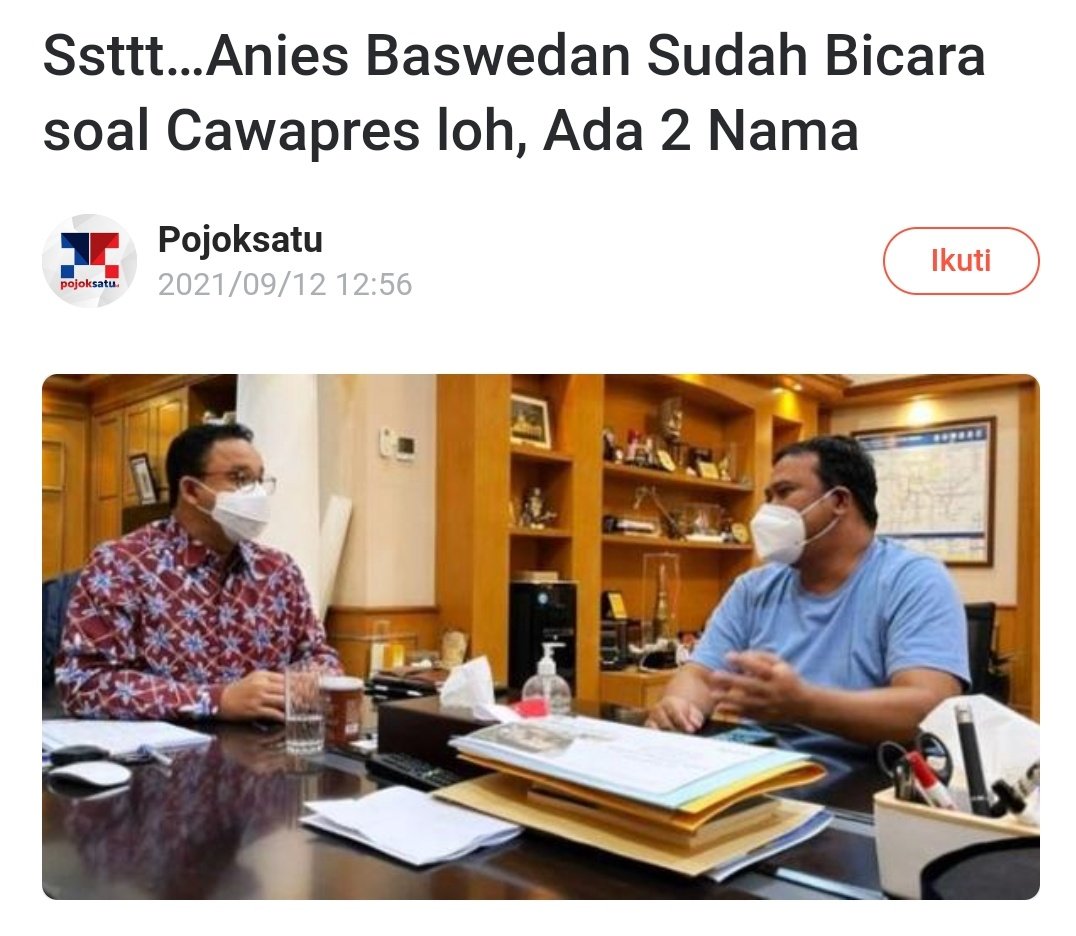 Gokbeneeer....

Benerkan...pikiran dan fokus <a href="/aniesbaswedan/">Anies Rasyid Baswedan</a> bukan untuk mengurus Jakarta

pojoksatu.id/news/berita-na…