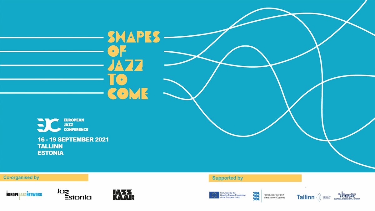 →@europejazznet &gt; #Tallinn 🇪🇪
7th European Jazz Conference 2021
"SHAPES OF JAZZ TO COME"
➣europejazz.net/theme-2021-sha…
at #TelliskiviCreativeCity September16 | 19
* program 
➣europejazz.net/programme-outl…
* registrations ➣eventbrite.co.uk/e/european-jaz…
➣facebook.com/europejazznet