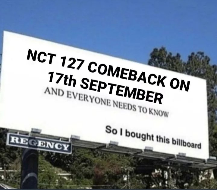 nct127fess's tweet photo. (CHILZEN) NCT 127 COMEBACK ON 17 SEPTEMBER Y'ALL 📣📣📣📣 https://t.co/JXeYkY9akr
