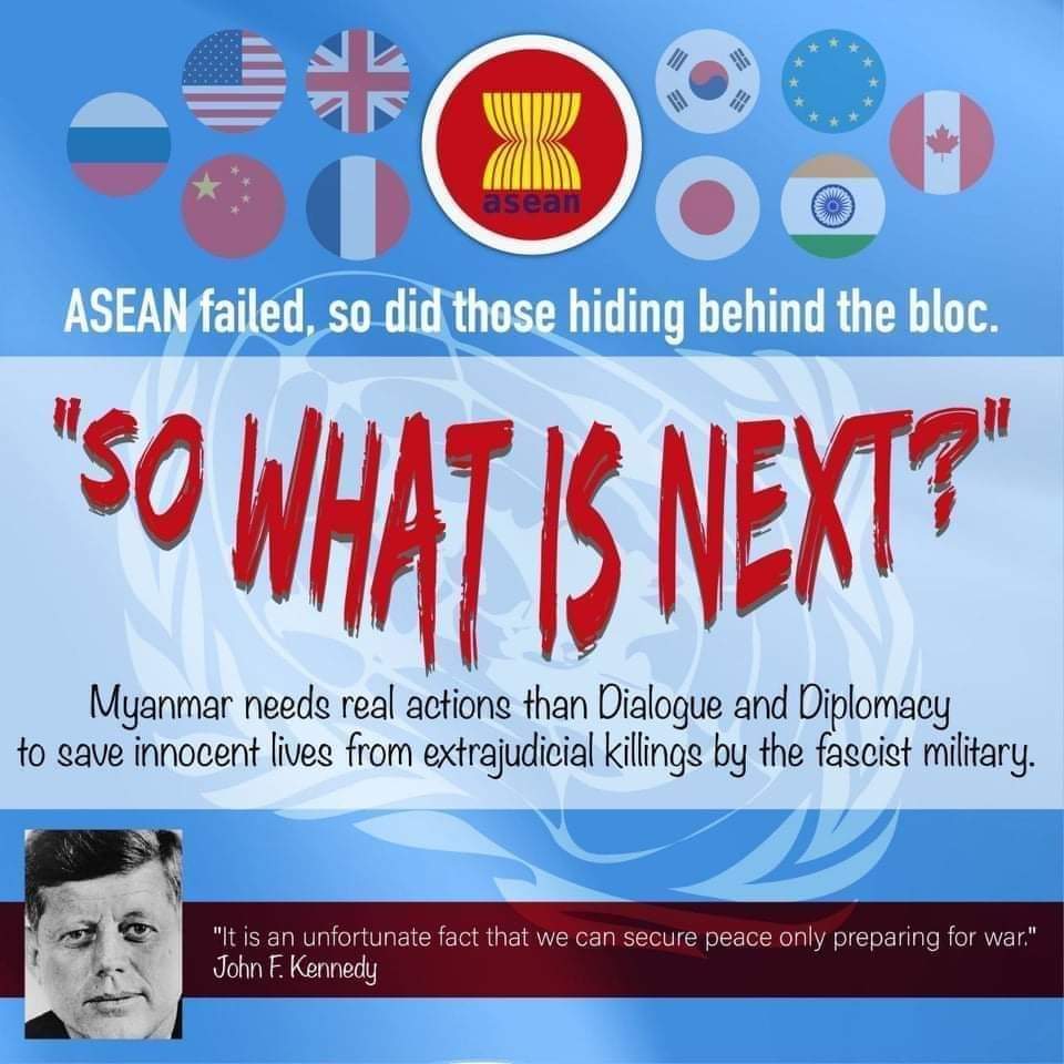 ZarzarPhyu's tweet photo. #RecognizeNUG
#Sep12Coup
#WhatsHappeningInMyanmar
#OurGovernmentNUG 
#UselessASEAN https://t.co/AAT3JKiv24