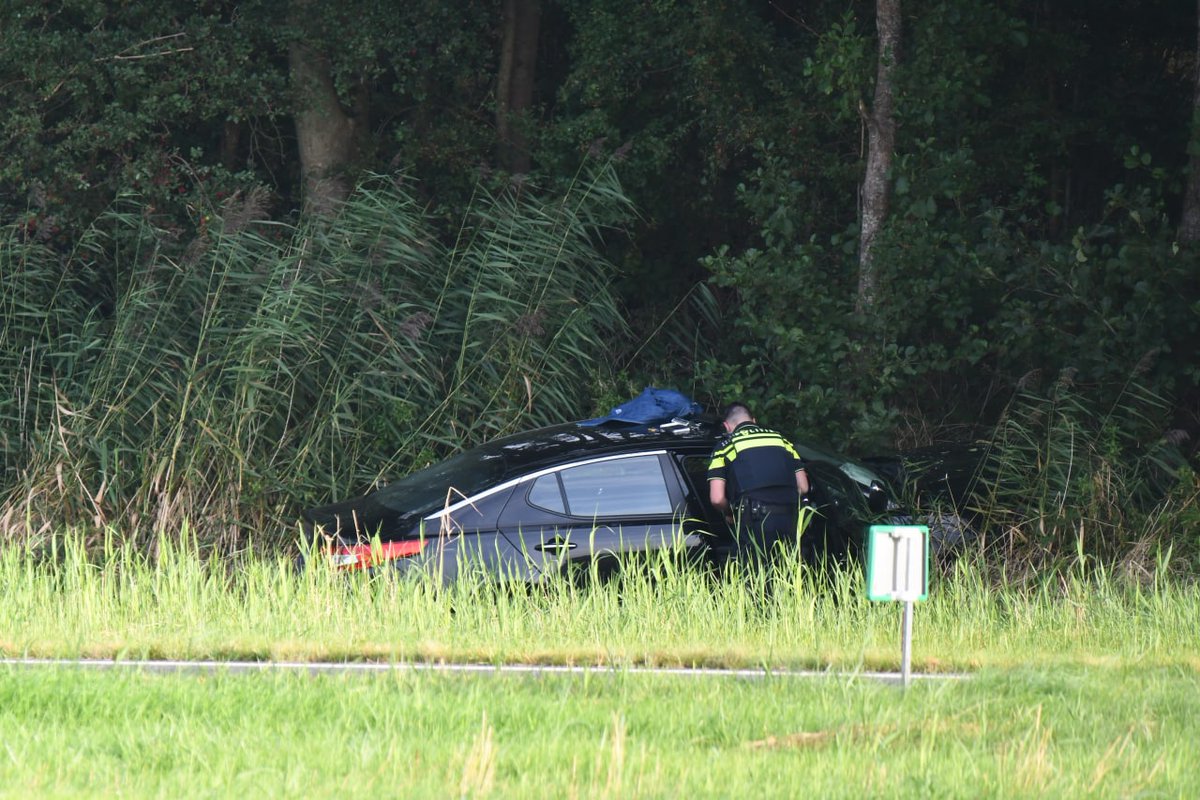 Twee gewonden bij ongeval op A7 bij Nijland - #Friesland