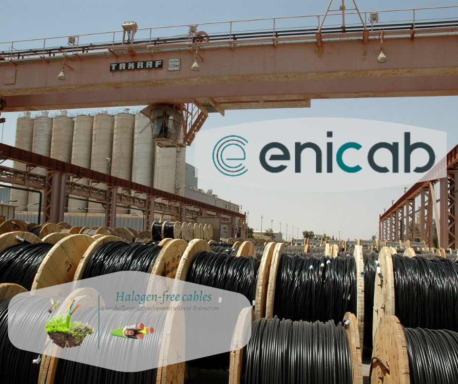 ENICAB_SPA's tweet photo. With the highest quality standards, ENICAB is also the biggest #electric_cable manufacturing plant in #Africa with an area of 42 hectares including 12 hectares covered.
#energy #renewable_energy https://t.co/OBq0zNih7p