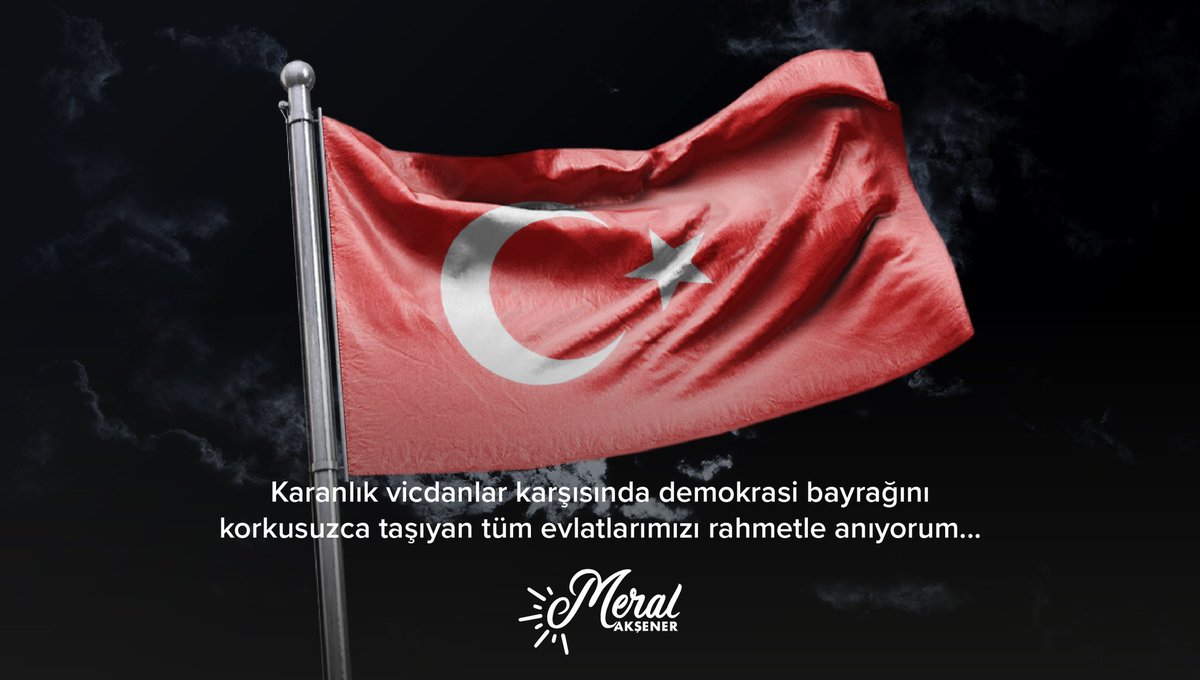 meral_aksener's tweet photo. Tarihimizin demokrasi ve hukuk adına acı sınavlarından biri olan #12Eylül darbesinin yıl dönümünde;
 
Karanlık vicdanlar karşısında demokrasi bayrağını korkusuzca taşıyan tüm evlatlarımızı rahmetle anıyorum... https://t.co/u5Rw3hXJ7c