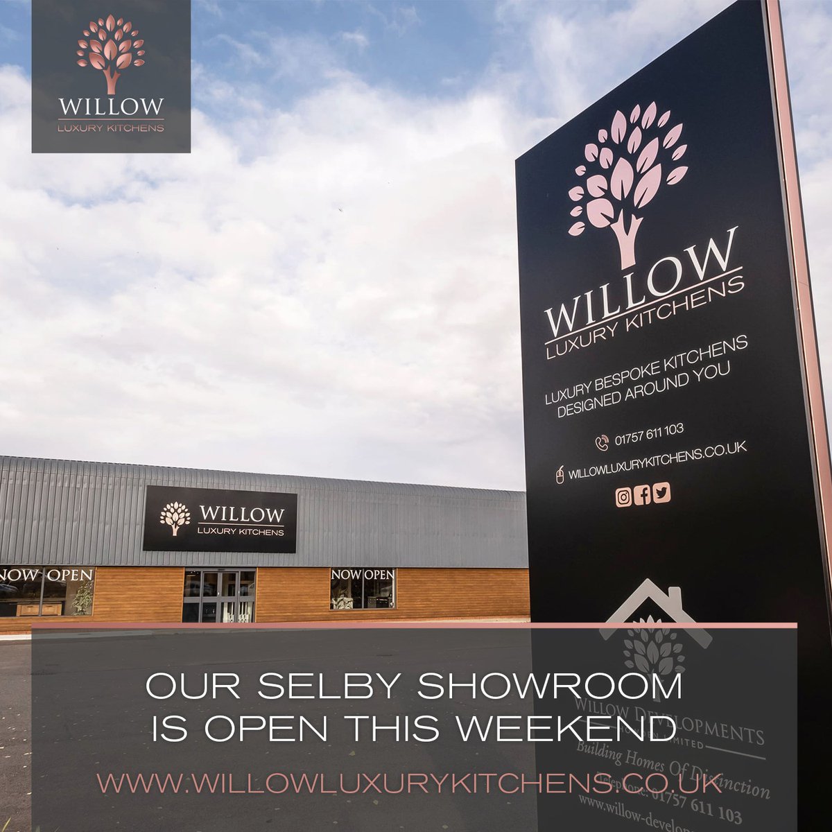 OUR SHOWROOM IS OPEN 10AM TILL 4PM TODAY...

So why not drop in for a coffee and take a look around our purpose-built showroom nestled in the heart of North Yorkshire. 

Visit our website for more information: willowluxurykitchens.co.uk/book-a-consult…

#weareopen #showroom #kitchenshowroom