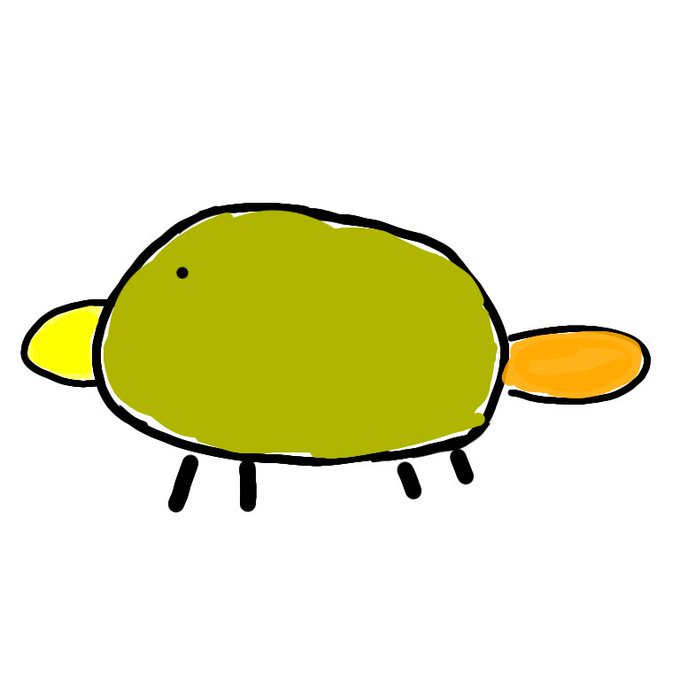 カモノハシのtwitterイラスト検索結果