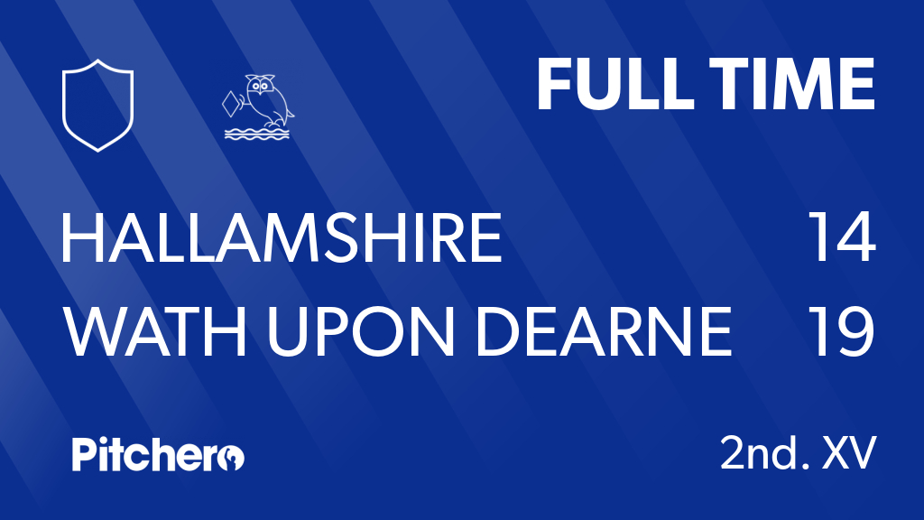 WathRugby's tweet photo. FULL TIME: Hallamshire 14 - 19 Wath Upon Dearne R.U.F.C
#HALWAT #Pitchero
https://t.co/0KDk19ICM7 https://t.co/0NbRatvT2z
