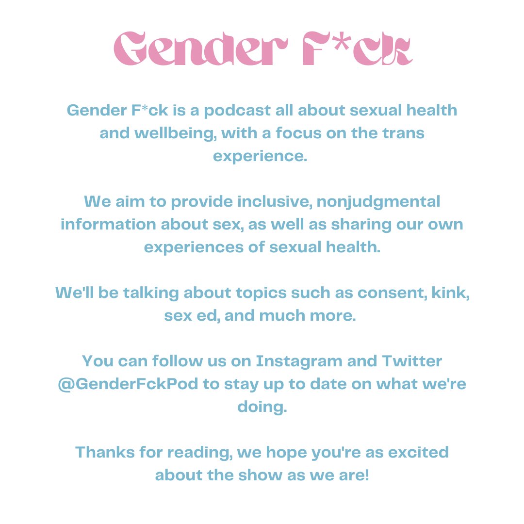 Gender F*ck Podcast tweet media